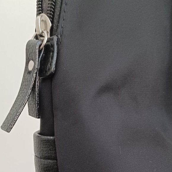 Tutilo New York The Touch Base Collection Black Casual Backpack leather bag